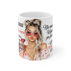 Kubek „Kochana, jesteś jak wino” – Limited Zajebista Edition | Prezent dla Kobiety z Charakterem