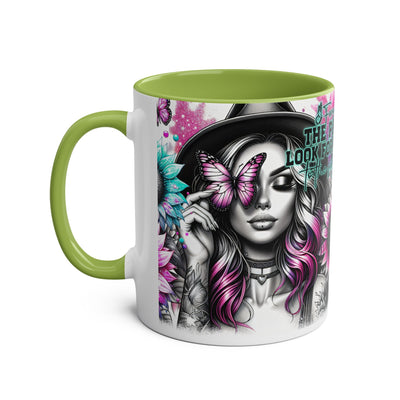 Forget The Past - Two-Tone Afirmation Mug
