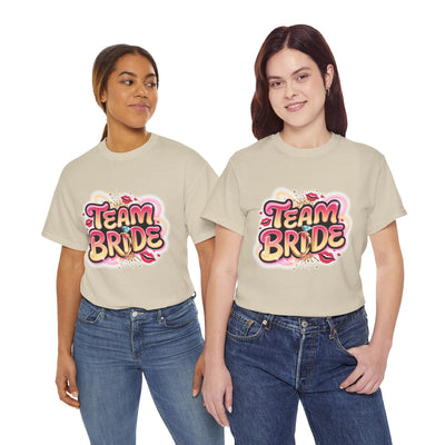 Team Bride Unisex Heavy Cotton Tee - Perfect for Bachelorette Parties & Bridal Celebrations
