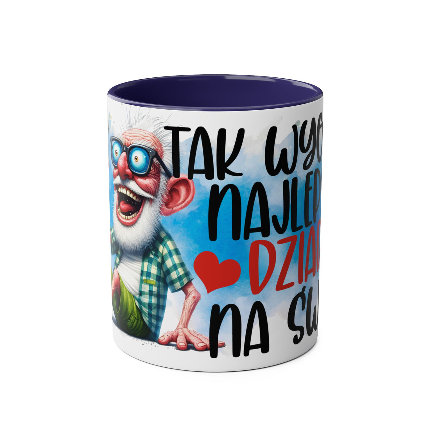 Najlepszy Dziadek Kubek Dwukolorowy