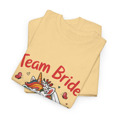 Team Bride Unicorn T-Shirt - Fun Bachelorette Party Shirt