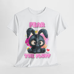 Cute Graphic T-Shirt, Funny Bunny Tee, Creepy Bunny, Unisex Cotton Tee, Gift for Animal Lovers, Humor Shirt, Casual Wear