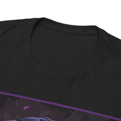 Gothic Raven on Humans Skull T-shirt