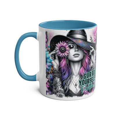 Surround Yourself - Two-Tone Afirmation Mugs