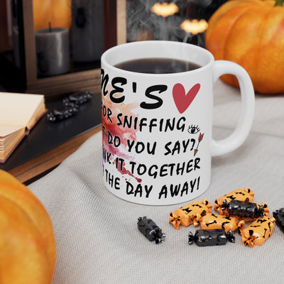 Colorful Wine-Themed Ceramic Coffee Mug - Perfect for Celebrations and Toasts