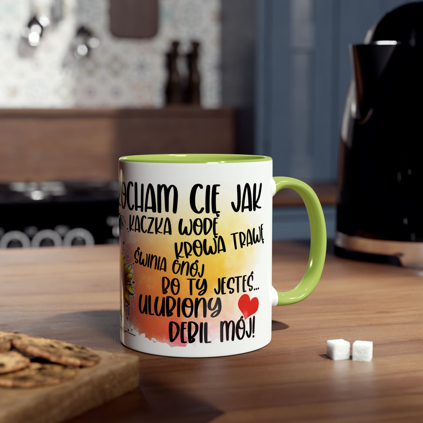 Kocham Cię jak... Dwukolorowy Kubek