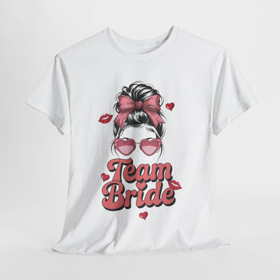 Team Bride Cotton Tee - Perfect for Bridal Parties and Weddings