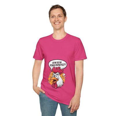 "Czego mi się na ptaka patrzysz" Koszulka, Funny T-Shirt