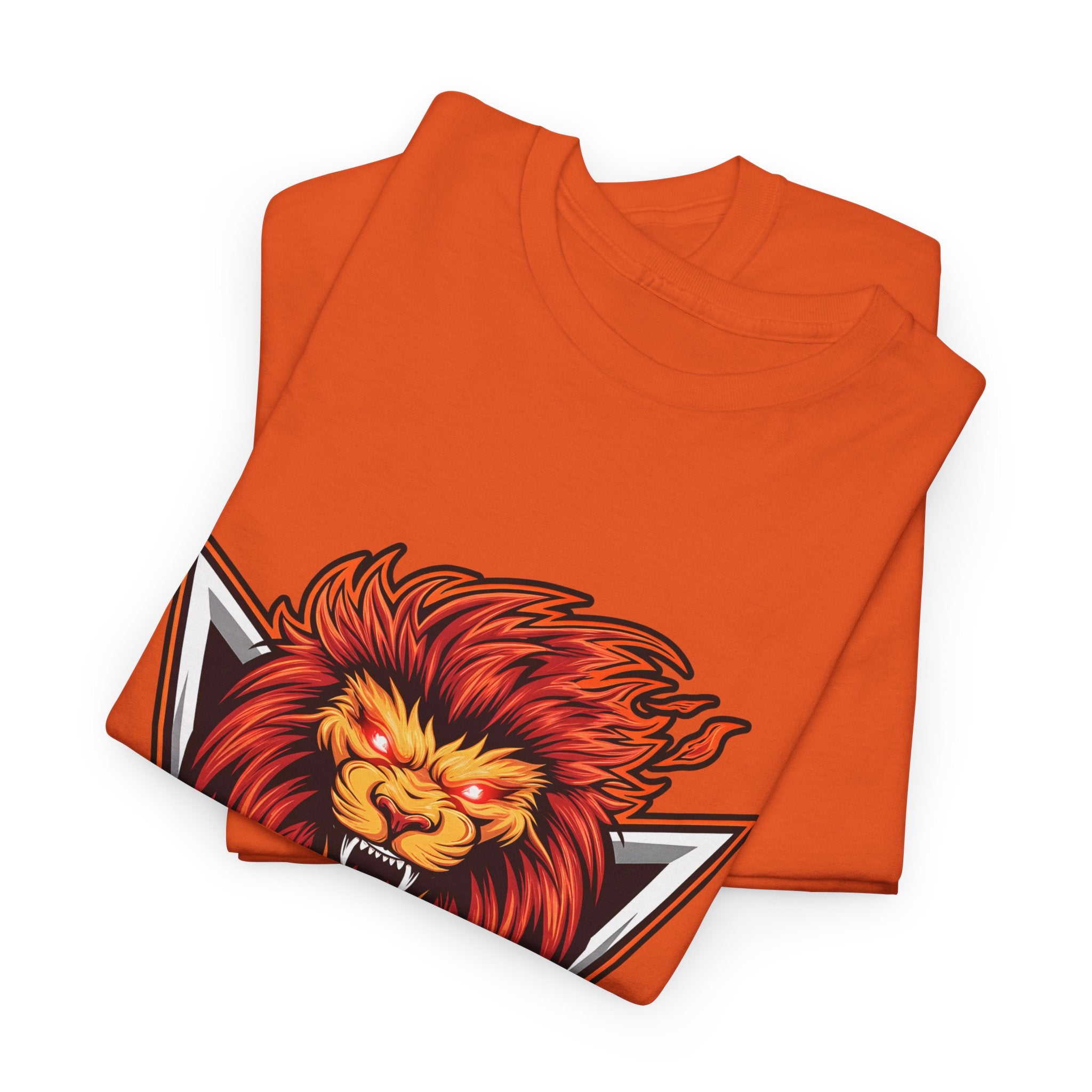 Motivational Lion Graphic Tee - 'No Excuses, Just Results'