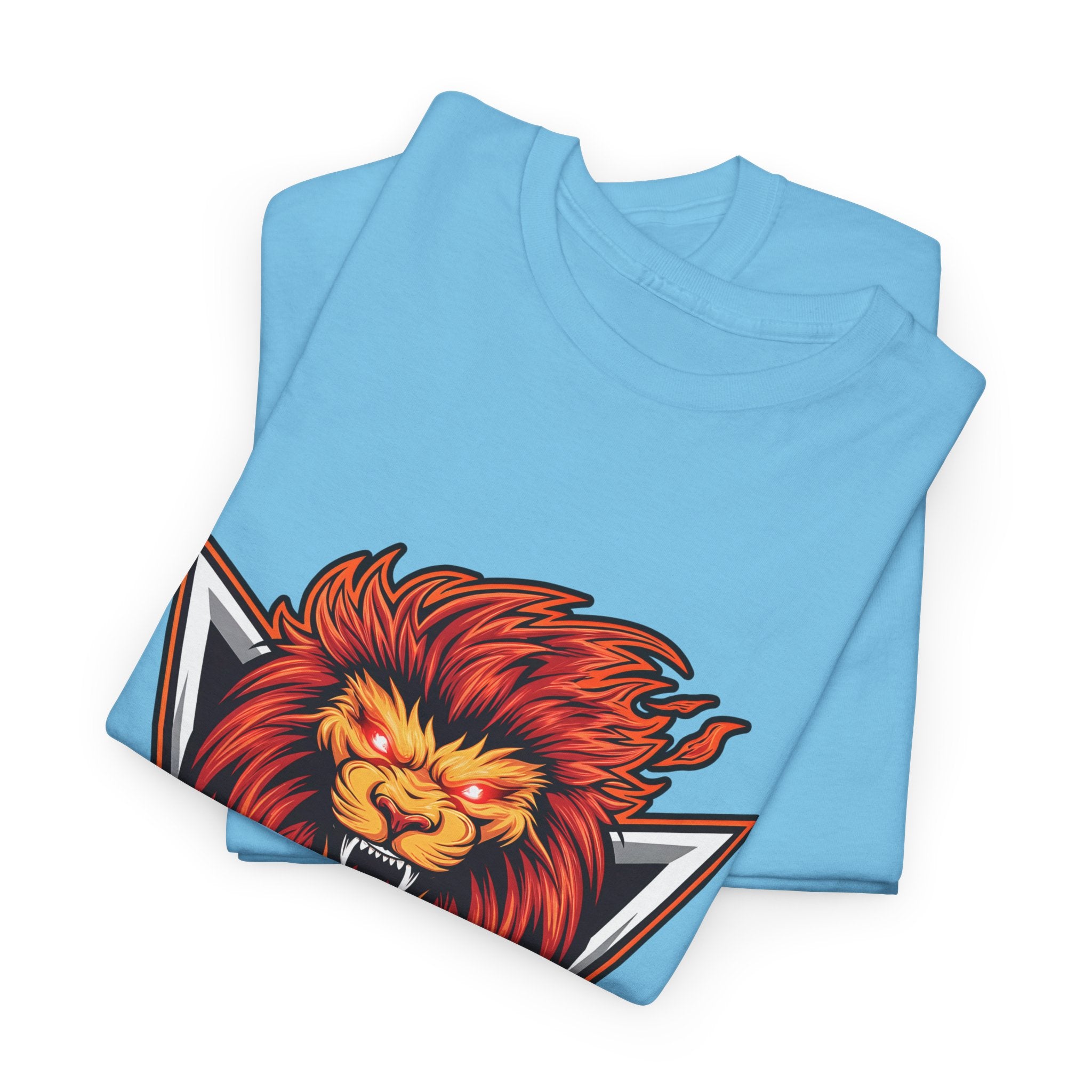 Motivational Lion Graphic Tee - 'No Excuses, Just Results'