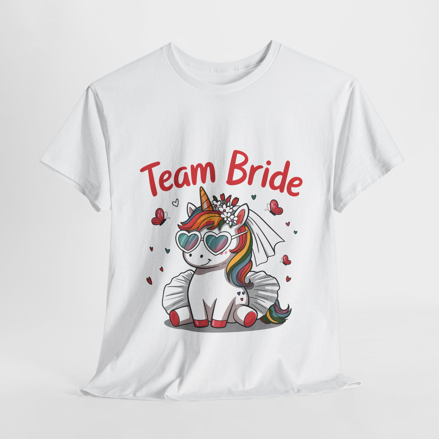 Team Bride Unicorn T-Shirt - Fun Bachelorette Party Shirt