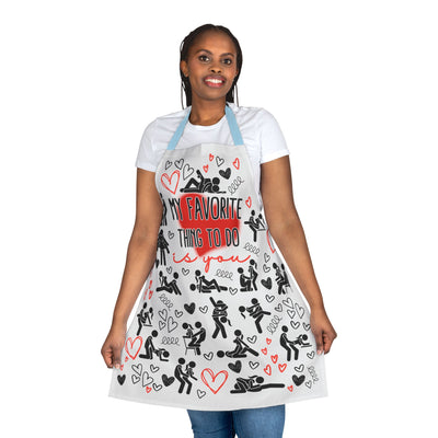 Kitchen Apron with Sex Positions