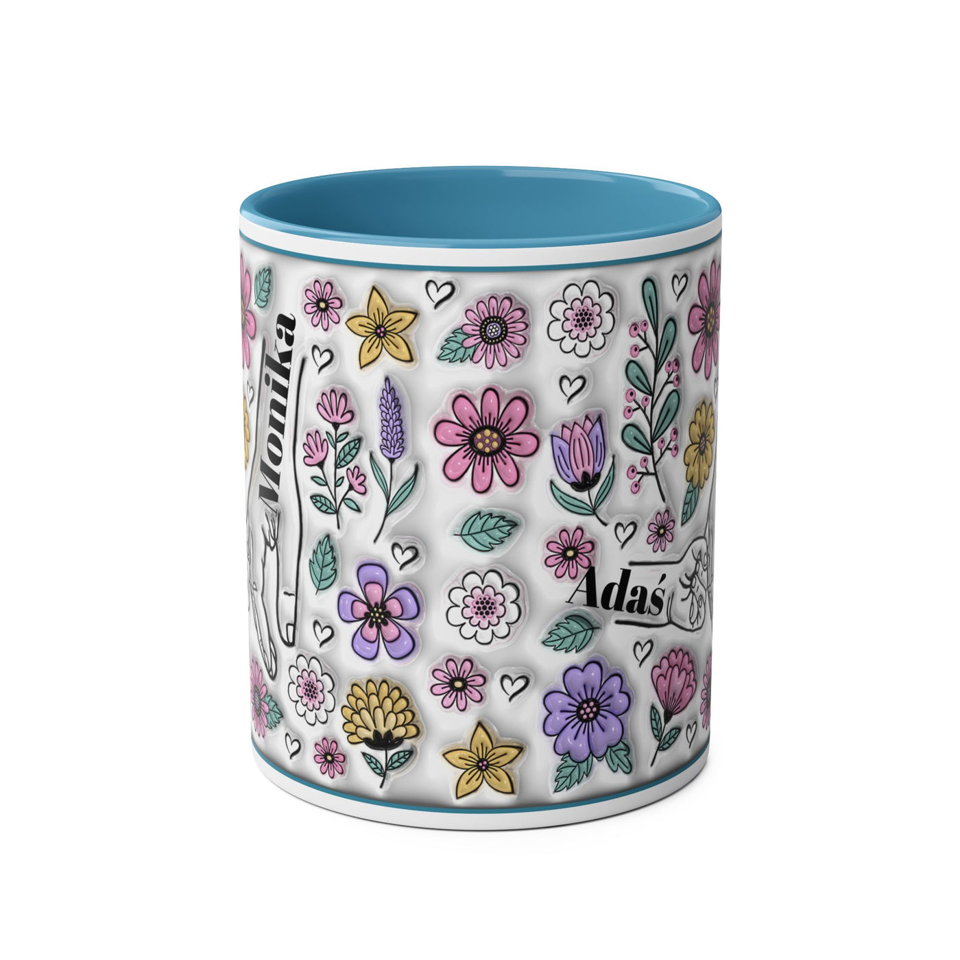 Two-Tone Coffee Mugs, 11oz