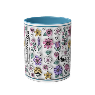 Two-Tone Coffee Mugs, 11oz