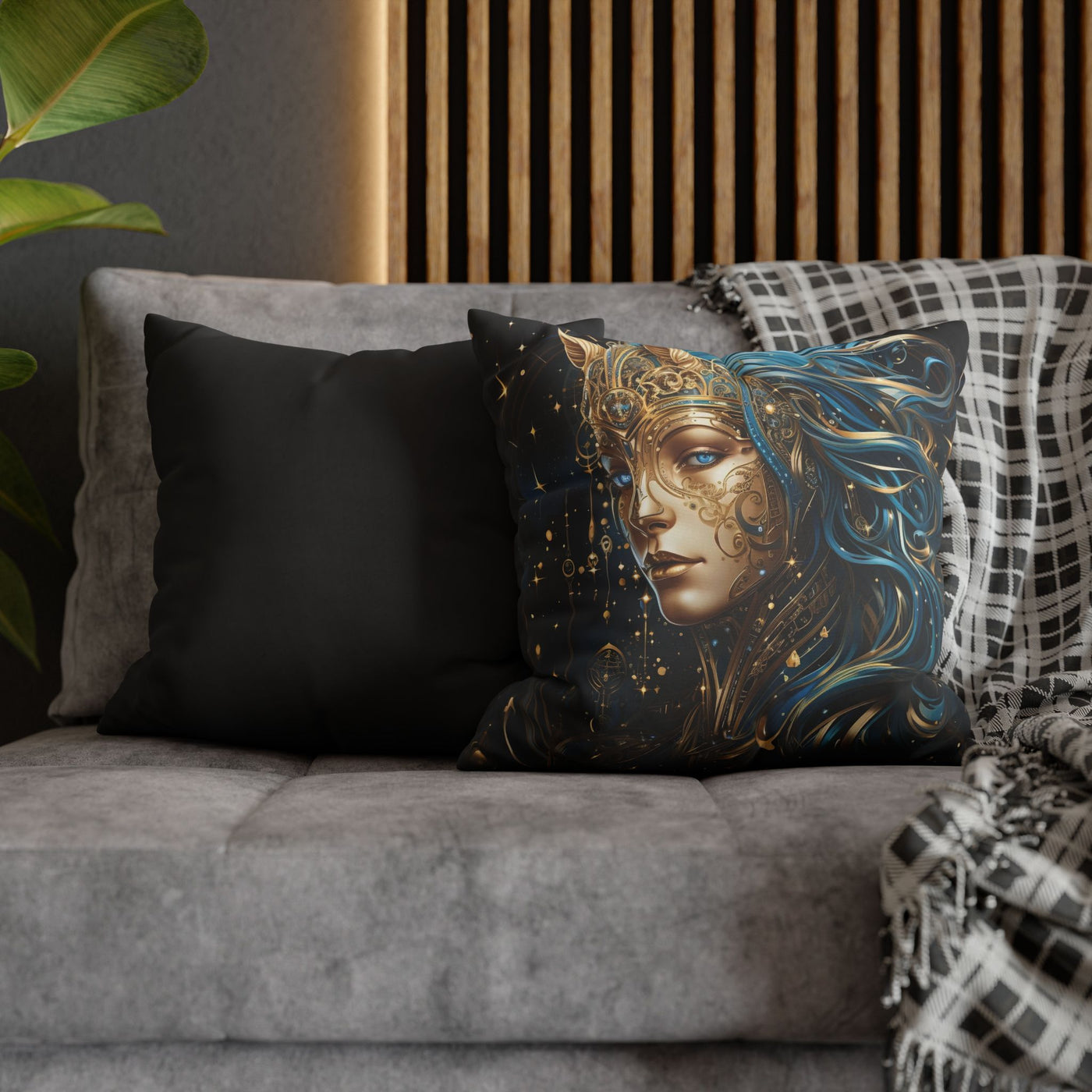 Artistic Sagittarius Zodiac Poly Canvas Pillowcase - Enchanted Home Decor