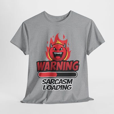Funny Sarcastic Warning Tee - Unisex Heavy Cotton T-Shirt