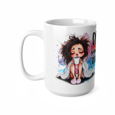 Humorous White Ceramic Coffee Mug - "Dear Coffee, You're the Only One I Wake Up To"