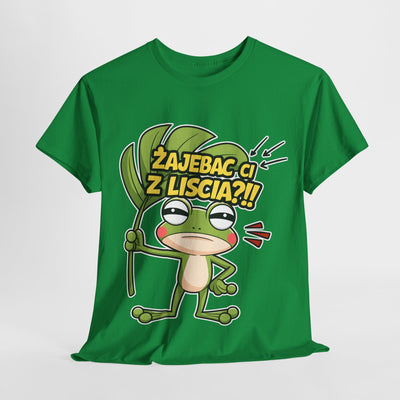"Żajebać Ci z liścia?" Koszulka, Funny T-Shirt