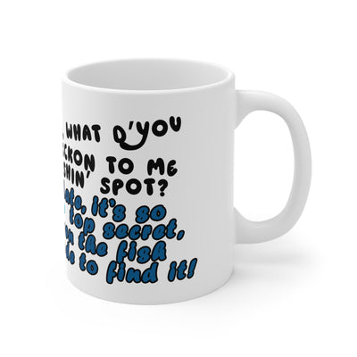 Funny Fishing Ceramic Coffee Mug – 11oz & 15oz