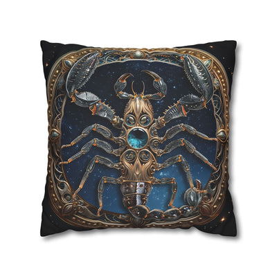 Astrological Zodiac Scorpio Poly Canvas Pillowcase - Celestial Home Decor