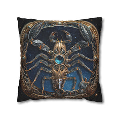 Astrological Zodiac Scorpio Poly Canvas Pillowcase - Celestial Home Decor