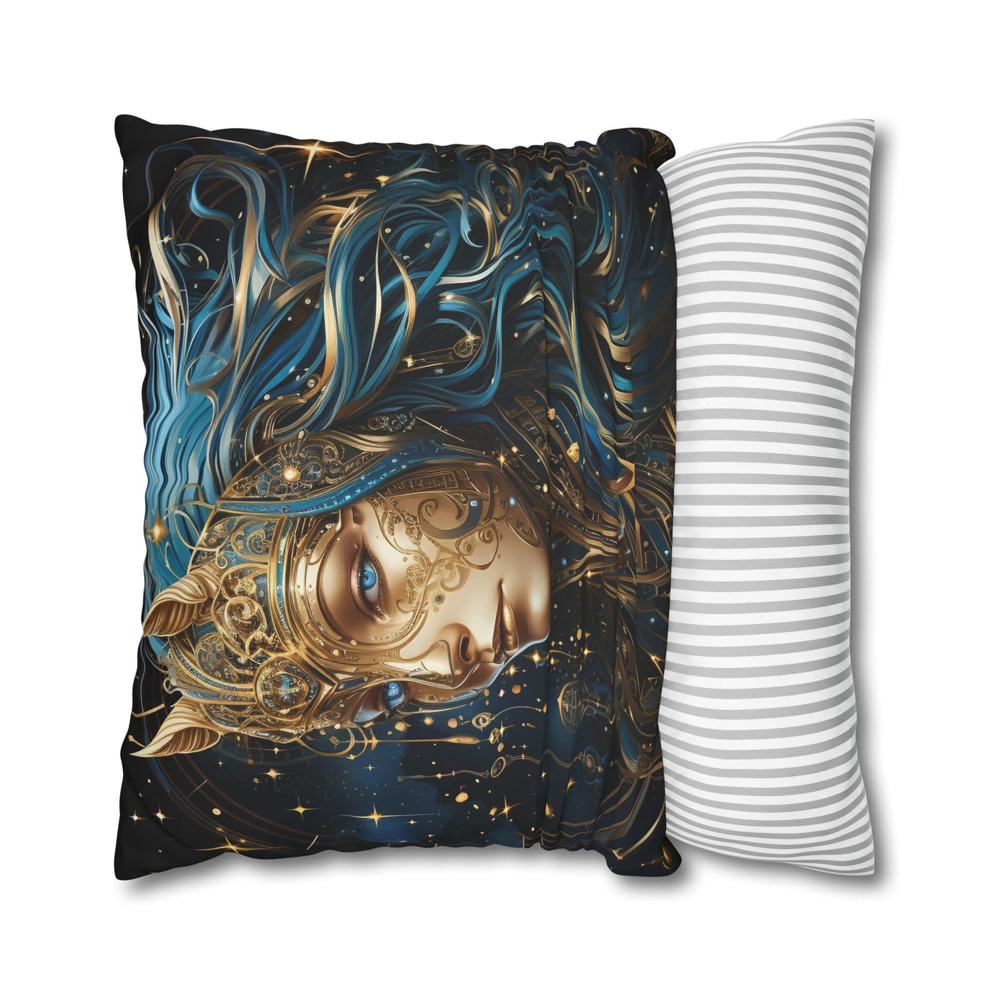 Artistic Sagittarius Zodiac Poly Canvas Pillowcase - Enchanted Home Decor
