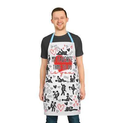 Kitchen Apron with Sex Positions