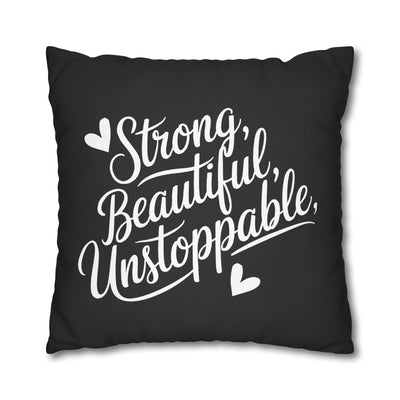 Canvas Pillowcase - Chic Retro Print Stylish Home Decor