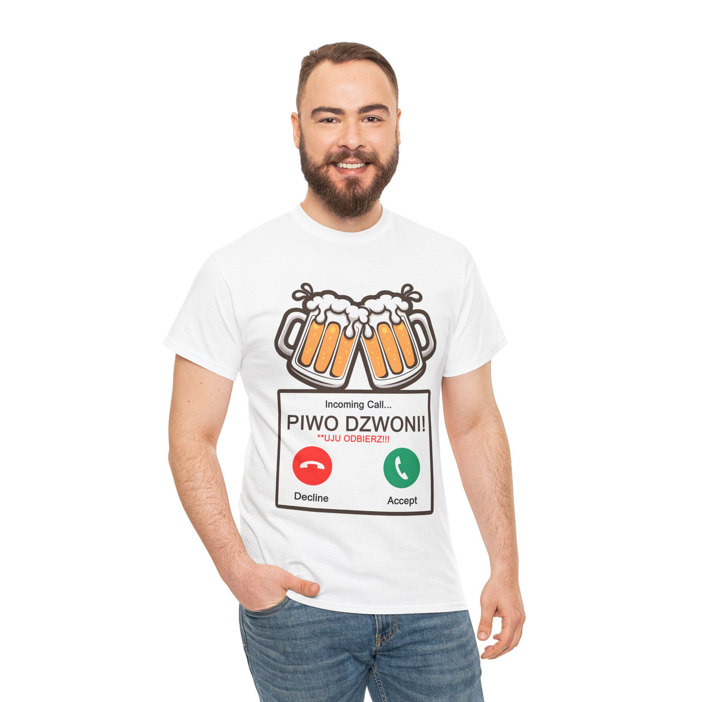 Piwo dzwoni Funny T-Shirt
