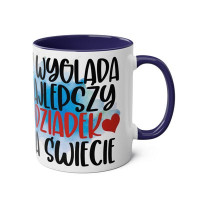 Najlepszy Dziadek Kubek Dwukolorowy