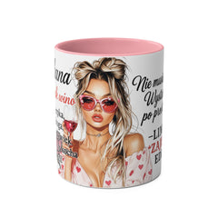 Kubek Dwukolorowy „Zajebista Edition” 330ml / 11oz – Prezent dla Kobiety |