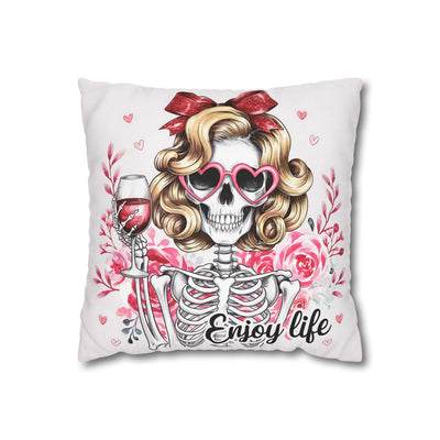Enjoy Life Pillowcase – Chic Decor for Fun Celebrations