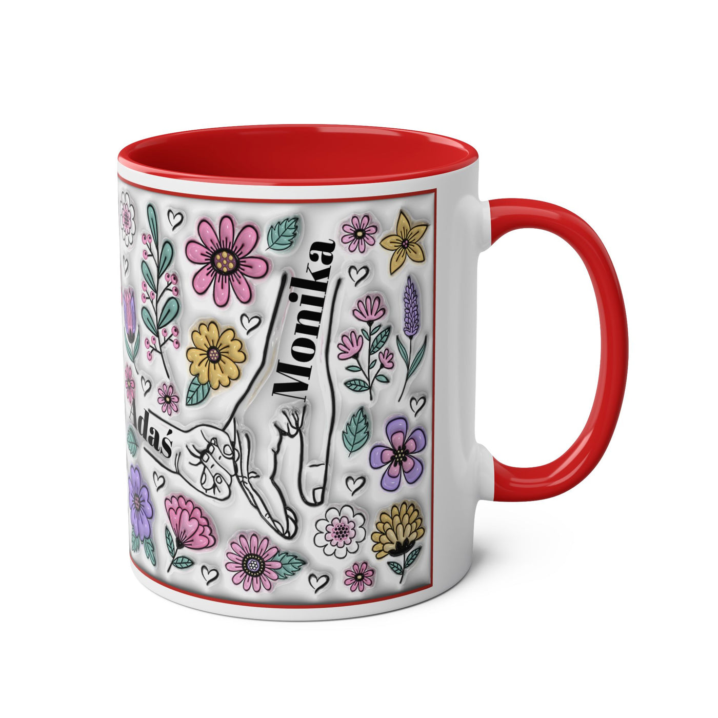 Two-Tone Coffee Mugs, 11oz
