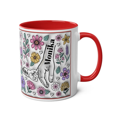 Two-Tone Coffee Mugs, 11oz