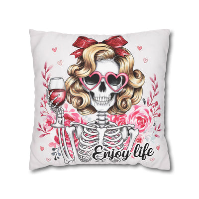 Enjoy Life Pillowcase – Chic Decor for Fun Celebrations