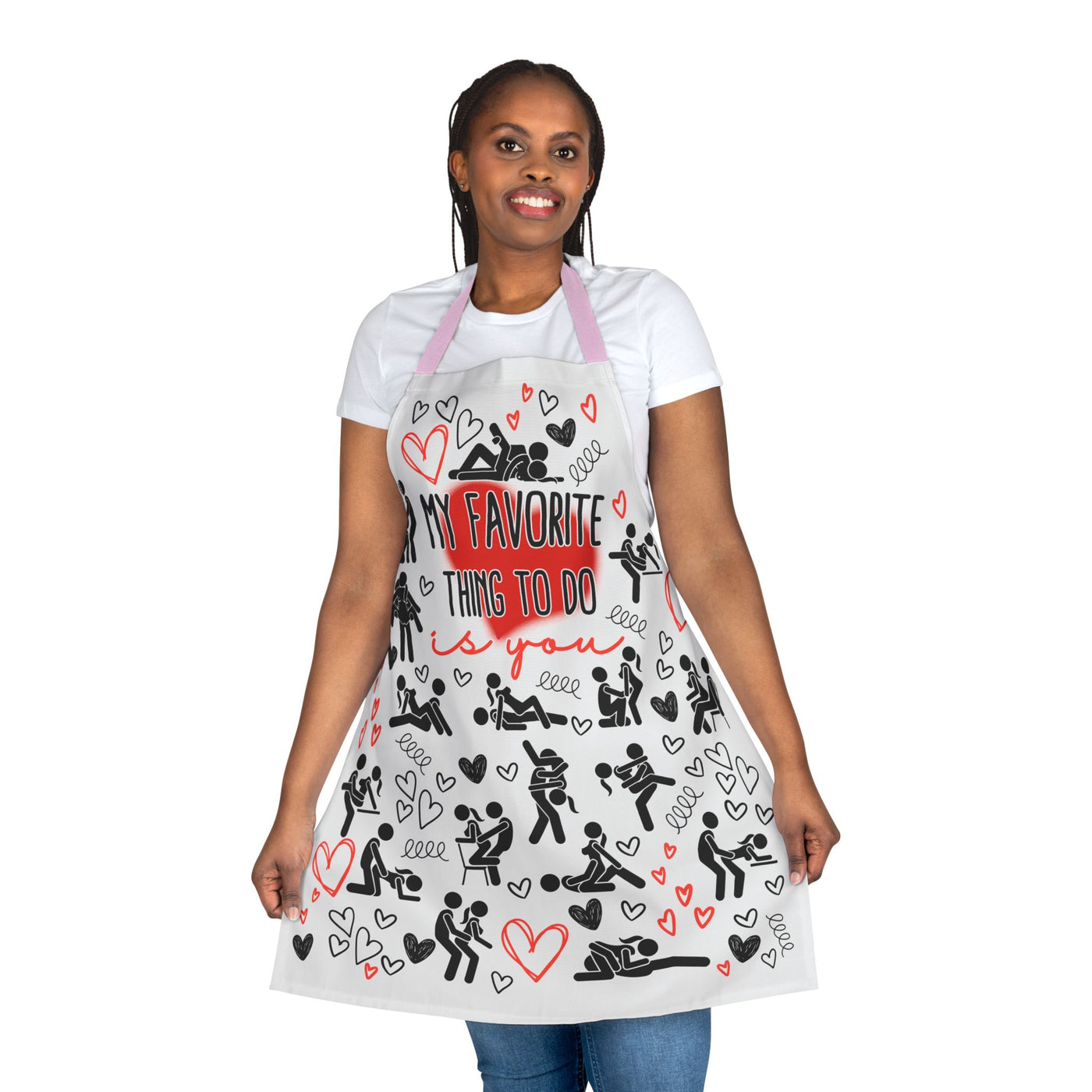 Kitchen Apron with Sex Positions