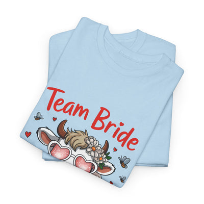 Cow Team Bride Unisex Tee | Fun Bridal Party Shirt