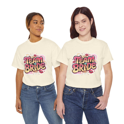 Team Bride Unisex Heavy Cotton Tee - Perfect for Bachelorette Parties & Bridal Celebrations