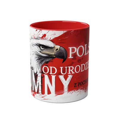 Dumny z Pochodzenia - Dwukolorowy Kubek Patriotyczny