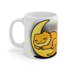 Bearded Dragon Mug – Cute Lizard Coffee Cup, “Tiny Dragon Big Dreams” Design (11oz & 15oz)