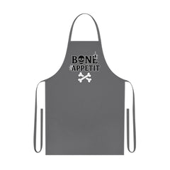 Bone Appetit Apron, Fun Cooking Gift, Pet Lover's Kitchenware, Halloween, BBQ, Horror Theme, Custom Chef Apron, Funny Apron