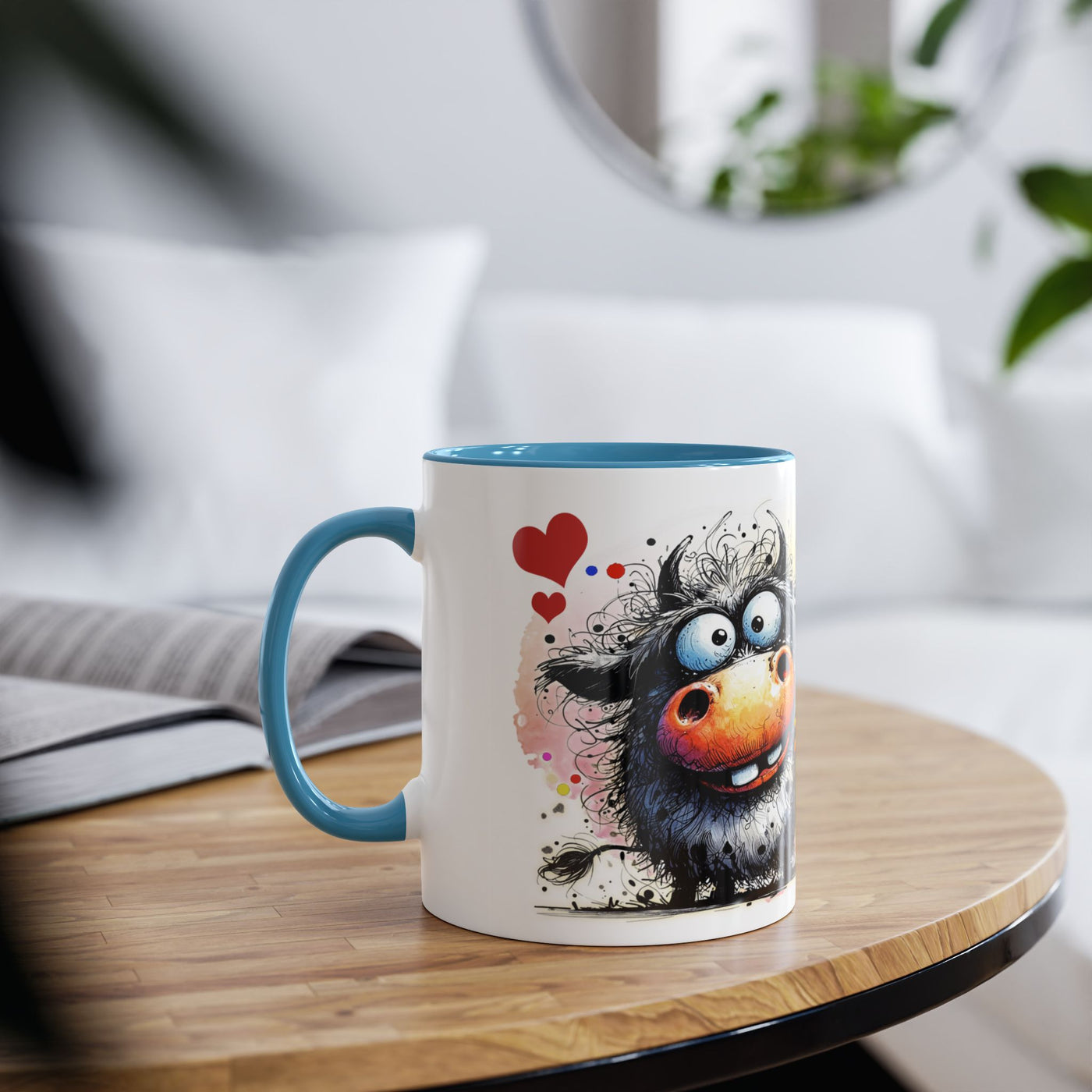 Kocham Cię jak... Dwukolorowy Kubek