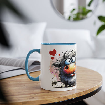 Kocham Cię jak... Dwukolorowy Kubek