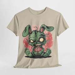 Zombie Bunny holding Brain T-shirt