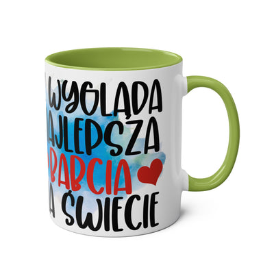 Najlepsza Babcia Kubek Dwukolorowy