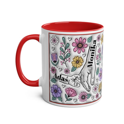 Two-Tone Coffee Mugs, 11oz