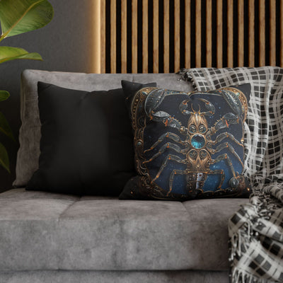 Astrological Zodiac Scorpio Poly Canvas Pillowcase - Celestial Home Decor