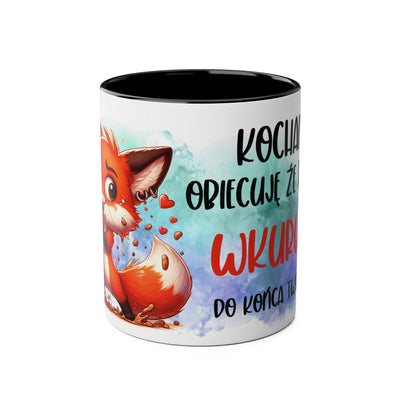Zakochany Lisek Kubek Dwukolorowy