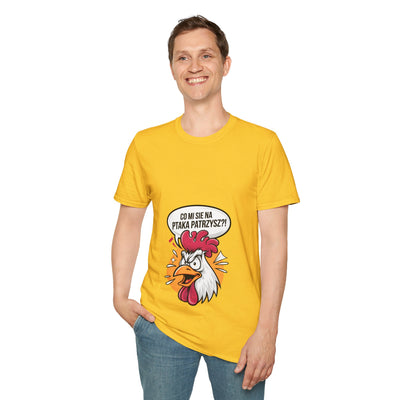 "Czego mi się na ptaka patrzysz" Koszulka, Funny T-Shirt