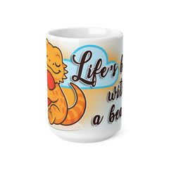 Cute Bearded Dragon Mug – Life’s Better with a Beardie | Funny Coffee & Tea Cup Gift
